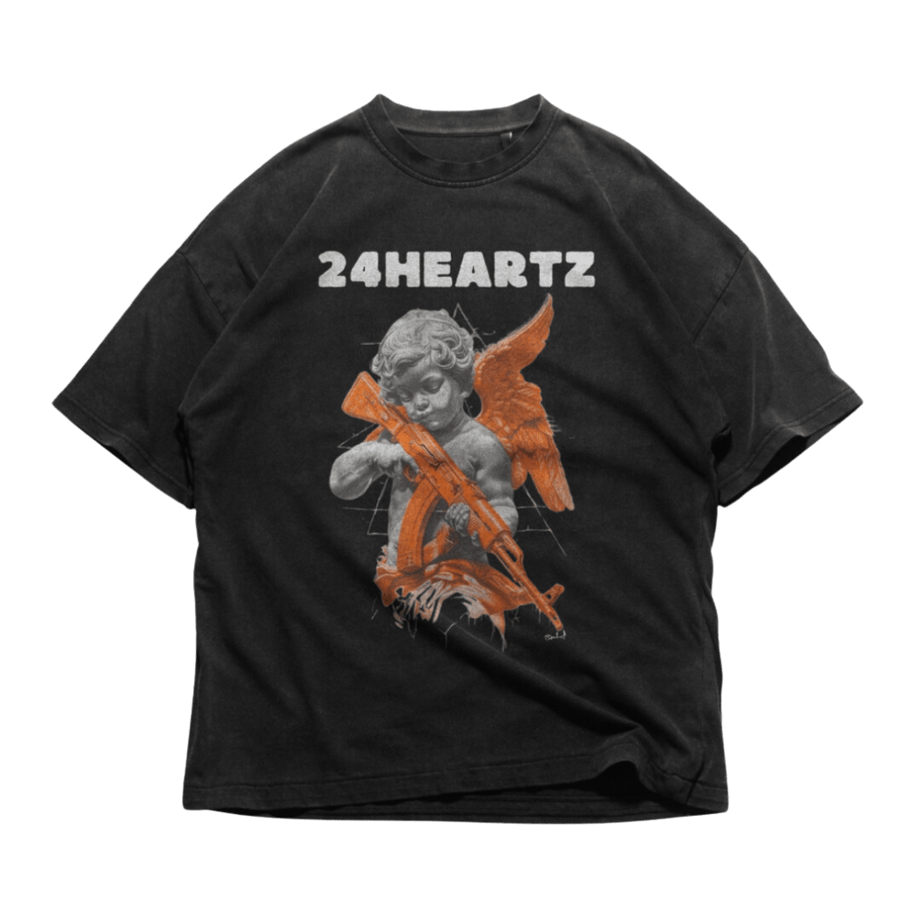 24Heartz Angel Ak47 T-Shirt - 24HEARTZ