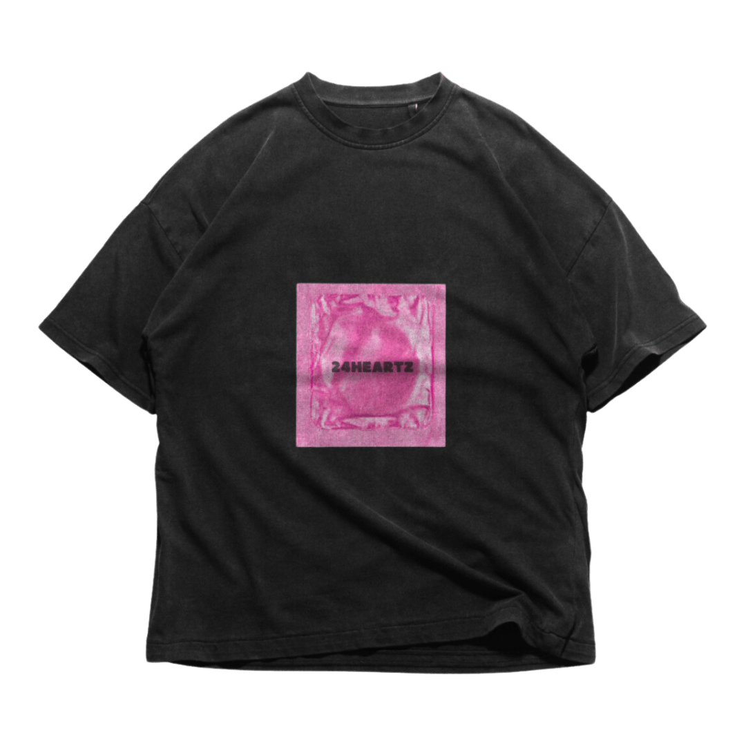 24Heartz C@ndom T-Shirt - 24HEARTZ