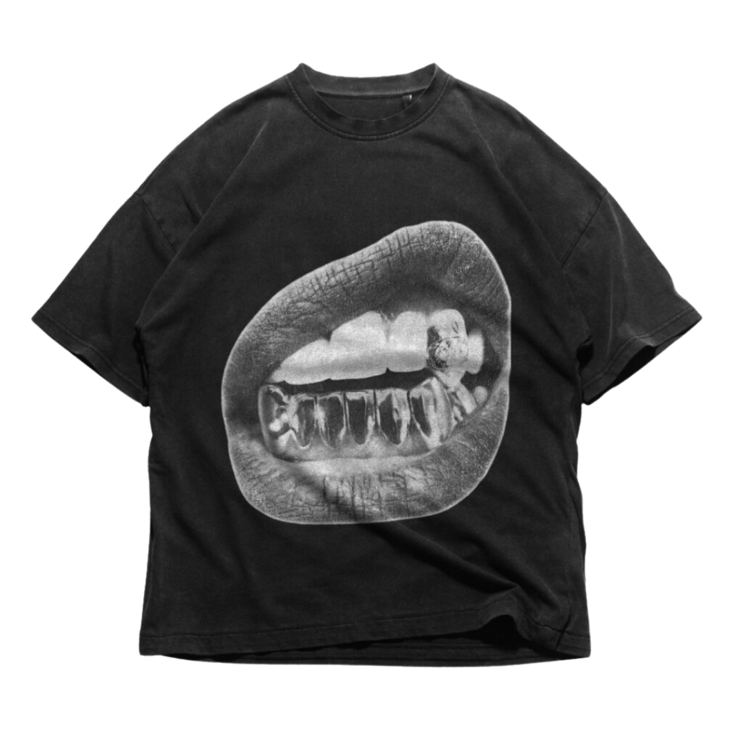 24Heartz Diamond Teeth T-Shirt - 24HEARTZ