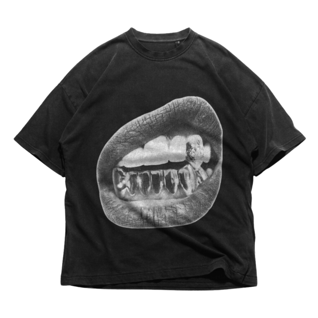 24Heartz Diamond Teeth T-Shirt - 24HEARTZ