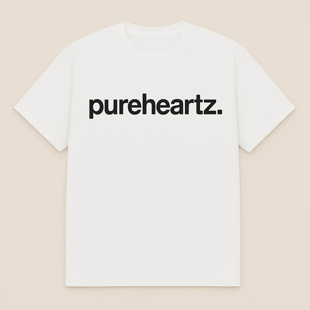 24Heartz Pureheartz Logo Print - 24HEARTZ