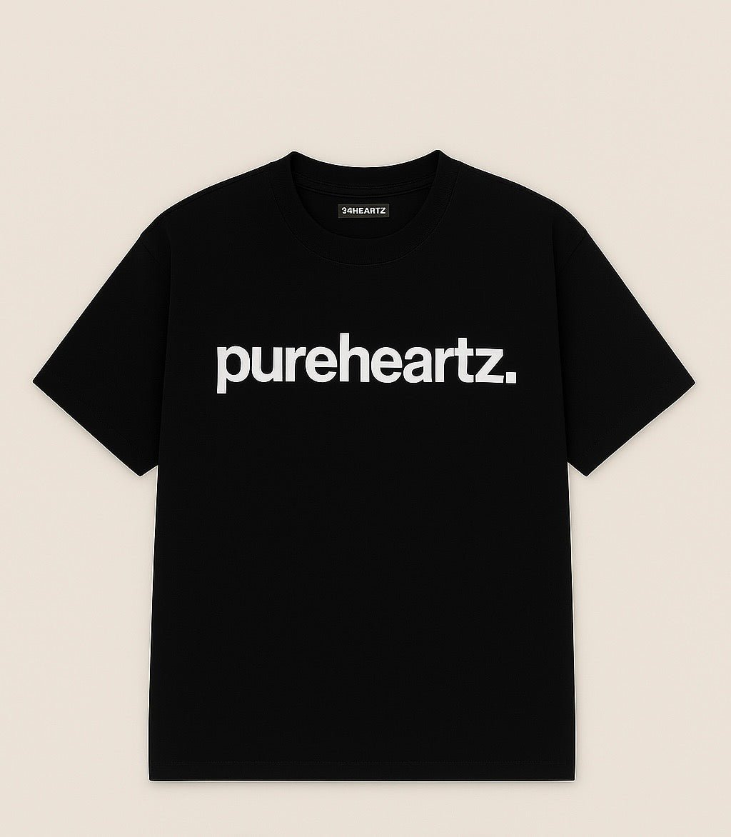 24Heartz Pureheartz Logo Print - 24HEARTZ