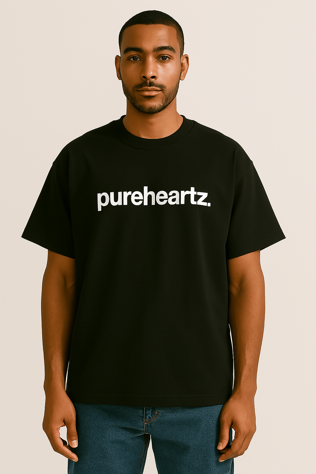 24Heartz Pureheartz Logo Print - 24HEARTZ