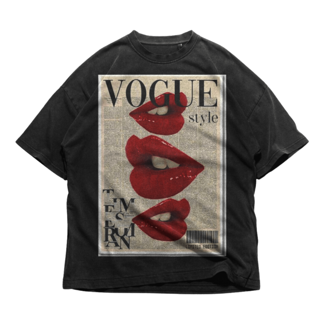 24Heartz Vogue Kisses T-Shirt - 24HEARTZ