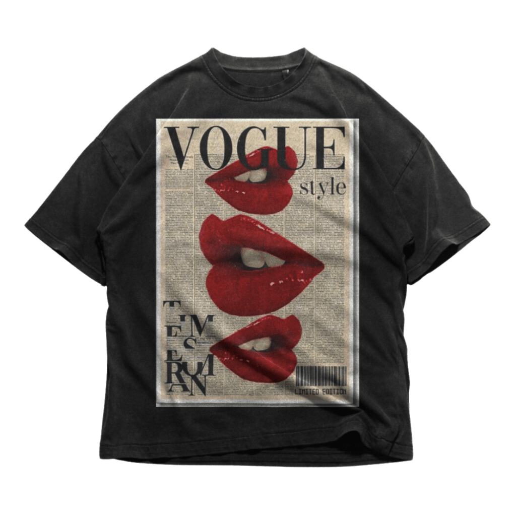 24Heartz Vogue Kisses T-Shirt - 24HEARTZ